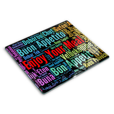 Tábua protetora Bon appetit legendas idiomas