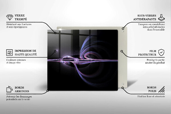 Tábua protetora Abstração moderna