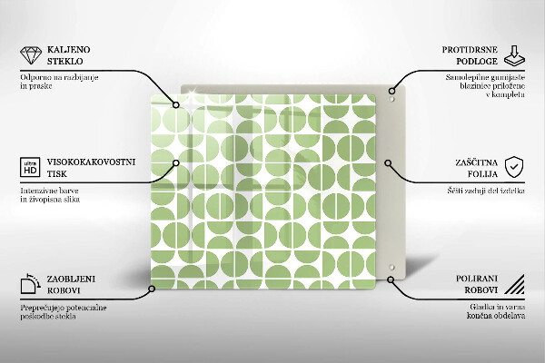 Tábua protetora Padrão de formas boho