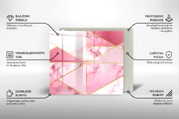 Tábua protetora Mármore geométrico