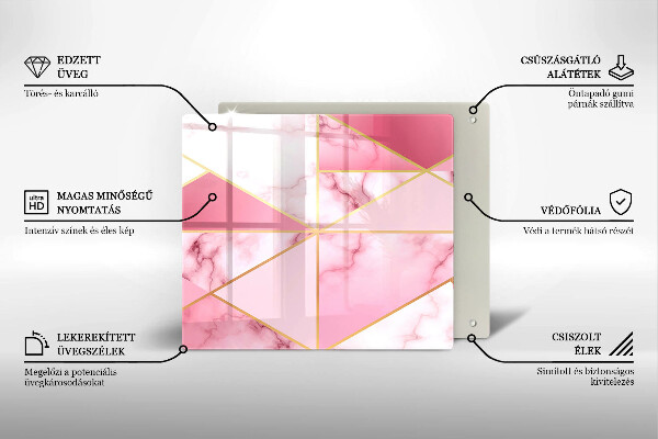 Tábua protetora Mármore geométrico