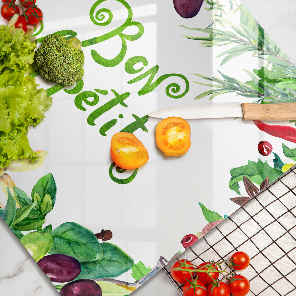 Protetor placa de indução A inscrição Bon Appetit