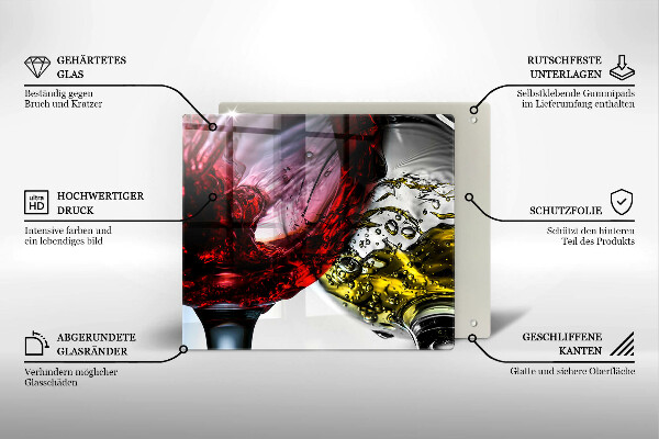 Tábua protetora Taças de vinho