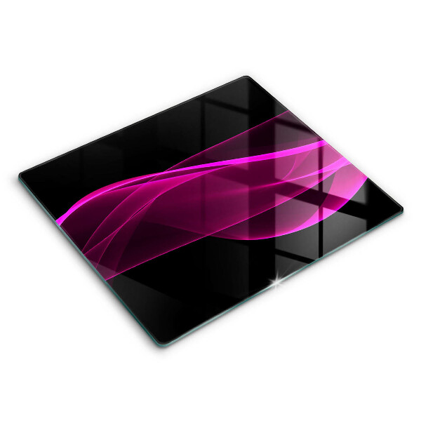Protetor placa de indução Abstração rosa