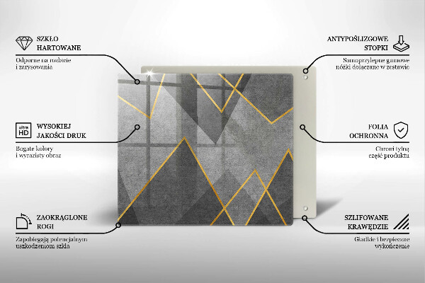 Protetor placa de indução Formas nítidas
