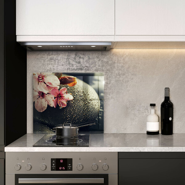 Tábua protetora Flores pedras zen