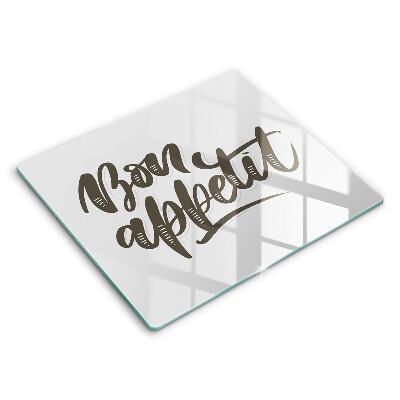 Protetor placa de indução A inscrição Bon Appetit