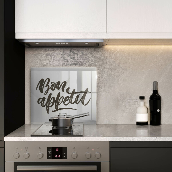 Protetor placa de indução A inscrição Bon Appetit