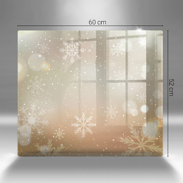 Protetor placa indução Flocos de neve