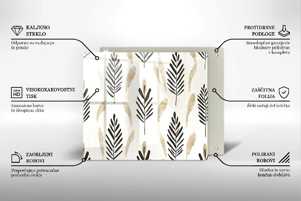 Protetor placa indução Plantas Boho