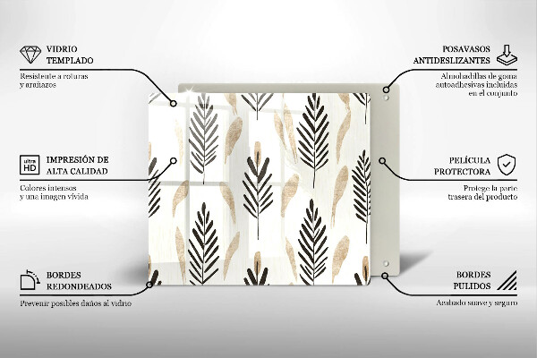 Protetor placa indução Plantas Boho