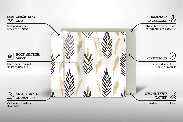 Protetor placa indução Plantas Boho