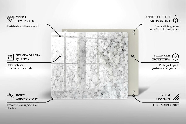 Protetor placa de indução Cristais de sal