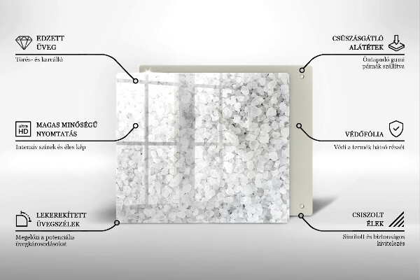 Protetor placa de indução Cristais de sal