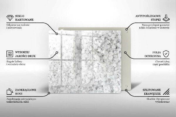 Protetor placa de indução Cristais de sal