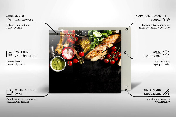 Protetor placa indução Ingredientes e especiarias italianas