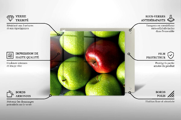 Protetor placa de indução Maçãs suculentas