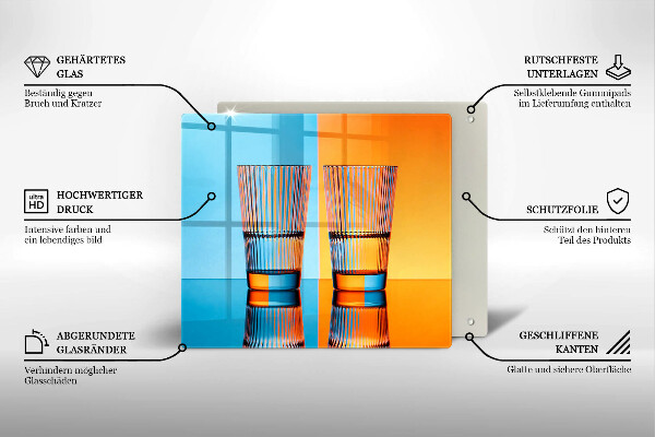 Protetor placa indução Dois copos de água