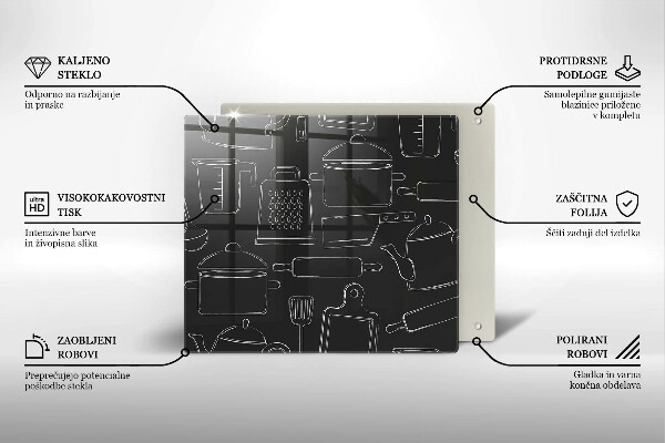 Tábua protetora Acessórios de cozinha de desenho animado