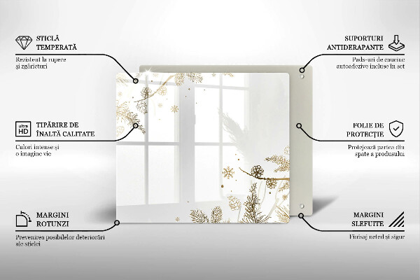 Protetor placa de indução Decorações de inverno