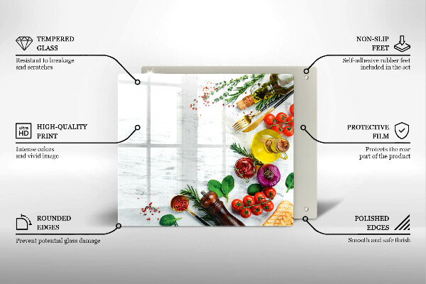 Protetor placa indução Vegetais e especiarias