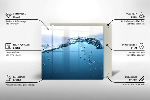 Tábua protetora Água azul