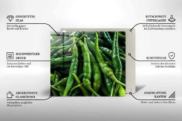 Tábua protetora vagens de ervilha