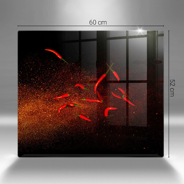 Protetor placa de indução Pimentas picantes