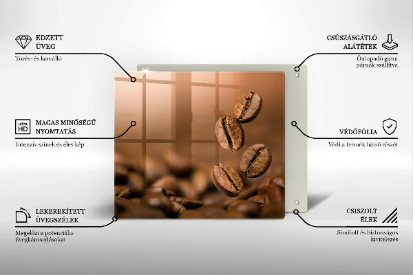 Protetor placa indução Grãos de café