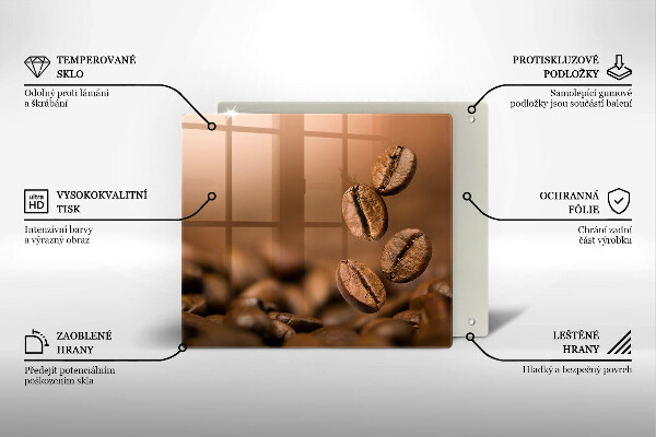 Protetor placa indução Grãos de café