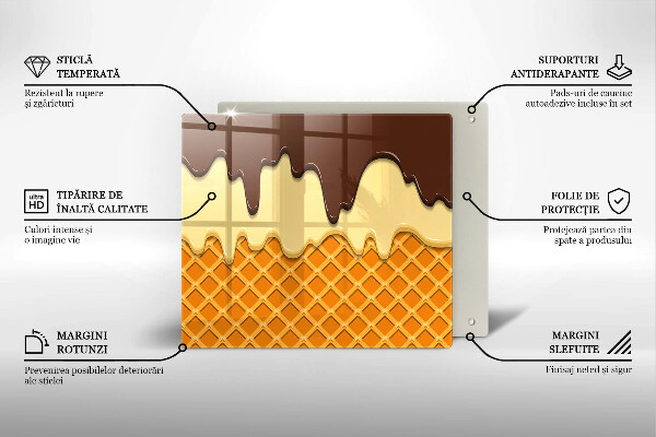 Tábua protetora Ilustração de casquinha de sorvete