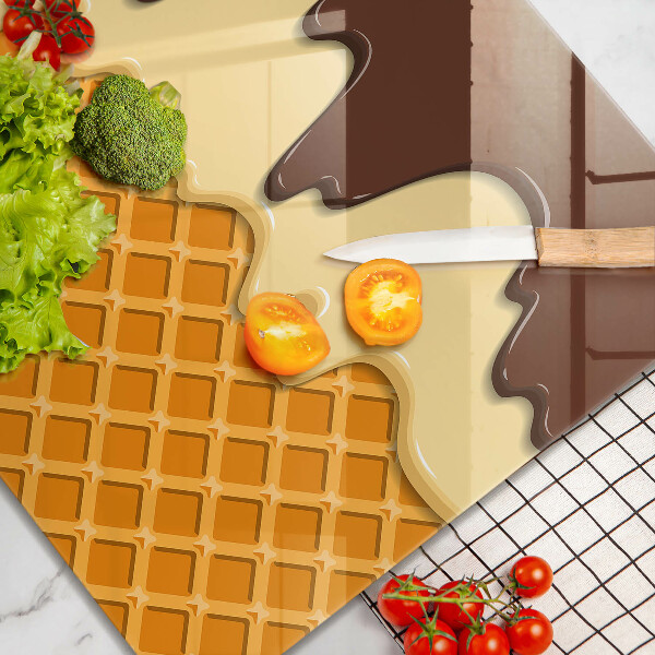 Tábua protetora Ilustração de casquinha de sorvete