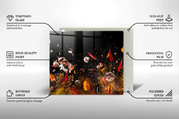 Protetor placa de indução Especiarias picantes