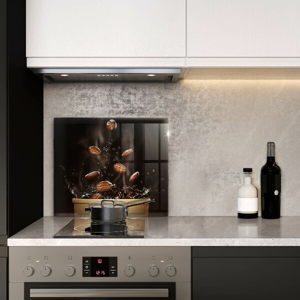 Protetor placa indução Grãos de café quentes