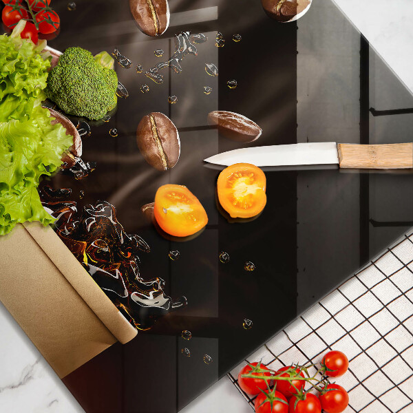 Protetor placa indução Grãos de café quentes