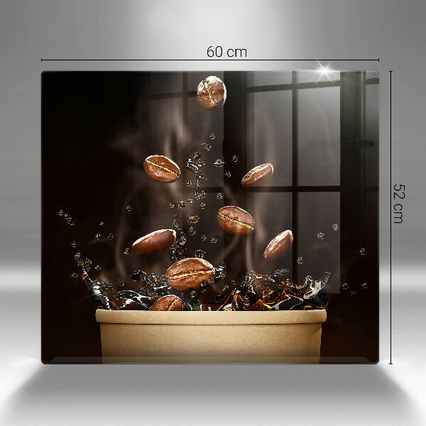 Protetor placa indução Grãos de café quentes