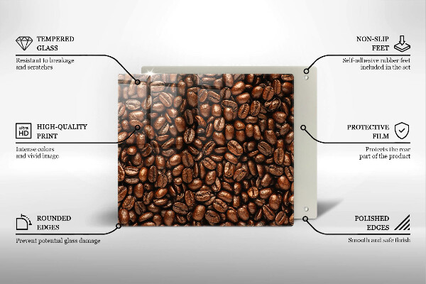 Protetor placa de indução Grãos de café