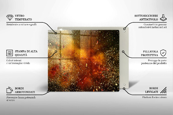Protetor placa de indução Especiarias coloridas