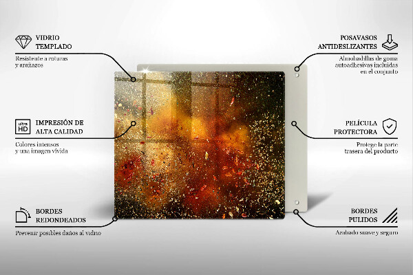 Protetor placa de indução Especiarias coloridas