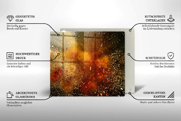 Protetor placa de indução Especiarias coloridas