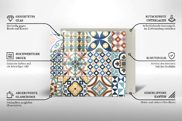 Protetor placa indução Azulejos decorativos