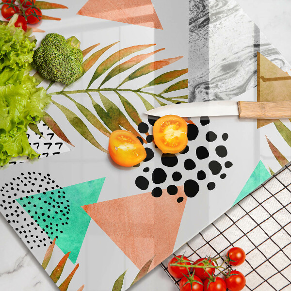 Tábua protetora Padrão de folha Boho