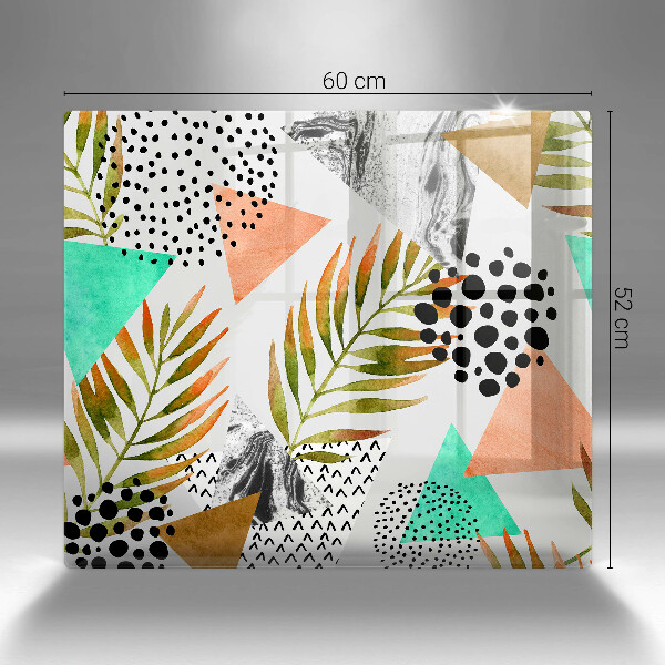 Tábua protetora Padrão de folha Boho