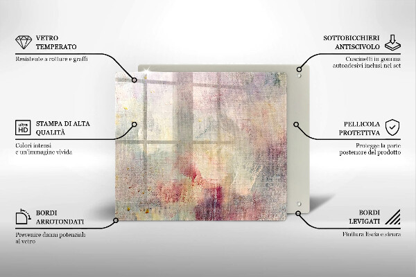 Protetor placa indução Fundo de textura de tinta