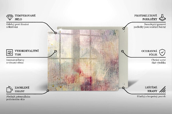 Protetor placa indução Fundo de textura de tinta