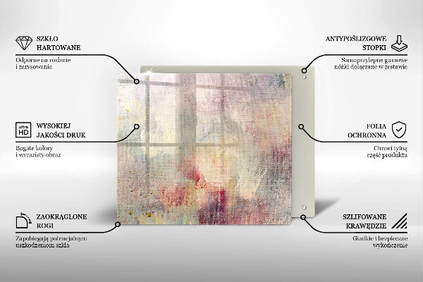 Protetor placa indução Fundo de textura de tinta