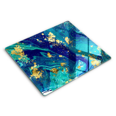 Protetor placa indução Abstração com ouro