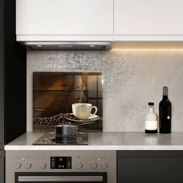 Protetor placa de indução Xícara de café de madeira