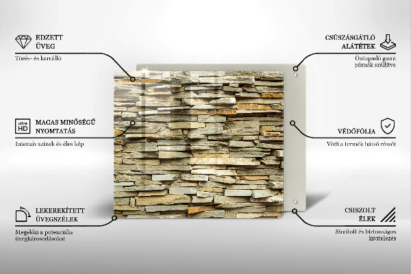 Protetor placa de indução Pedras decorativas