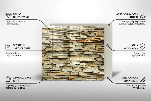 Protetor placa de indução Pedras decorativas